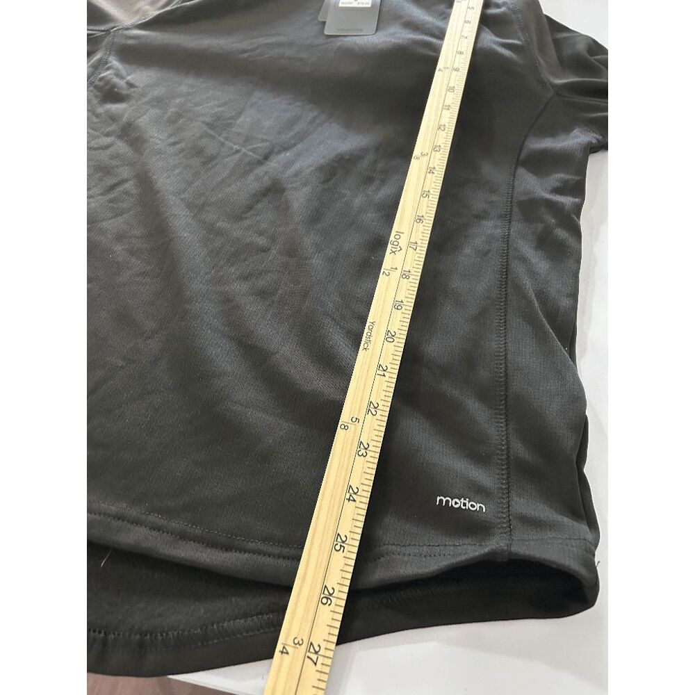 MOTION Men’s Black Performance Pullover Black Hoodie MEDIUM - Picture 5 of 7